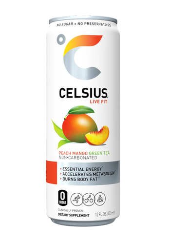 ENERGY, METABOLISM & BURNING FAT PEACH MANGO GREEN TEA 