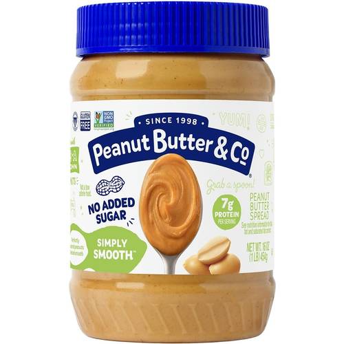 SIMPLY SMOOTH PEANUT BUTTER (NO ADDED SUGAR) 