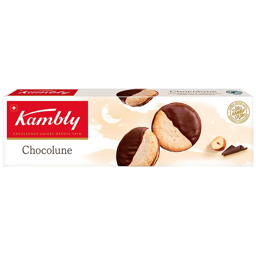 CHOCOLATE CREAM & DARK CHOCOLATE HAZELNTU BISCUIT (CHOCOLUNE) 
