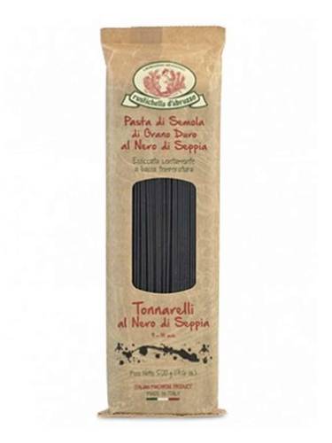 BLACK SQUID INK TONNARELLI PASTA 