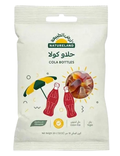 ORGANIC COLA BOTTLES CANDY 