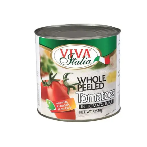WHOLE PEELED TOMATOES (IN TOMATO JUICE) 