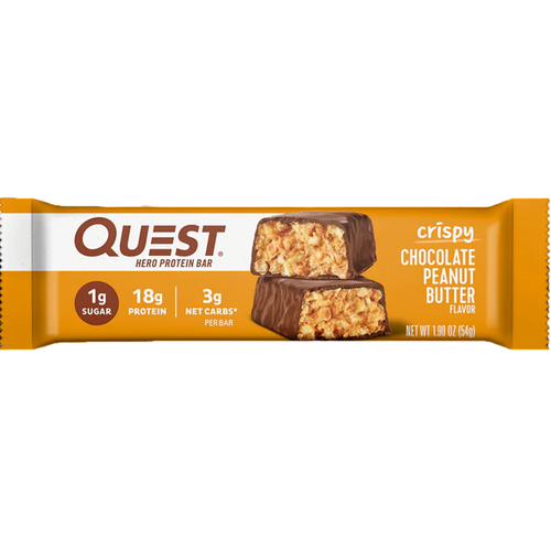 CRISPY CHOCOLATE & PEANUT BUTTER PROTEIN BAR 