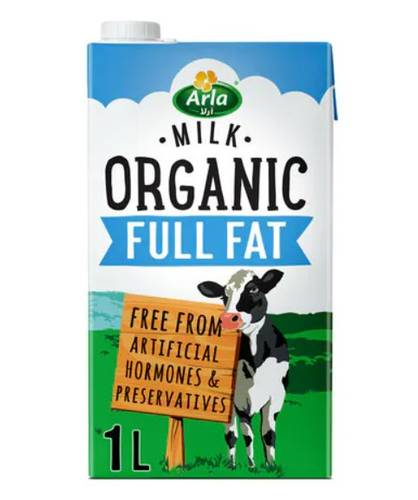 ORGANIC FULL FAT MILK (1L) 