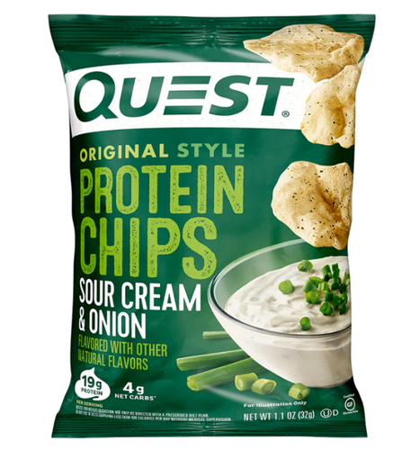 ONION & SOUR CREAM PROTEIN CHIPS 