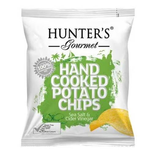 SEA SALT & CIDER VINEGAR POTATO CHIPS (125G) 