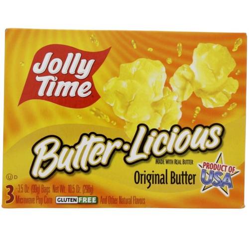 BUTTERLICIOUS MICROWAVE POPCORN 