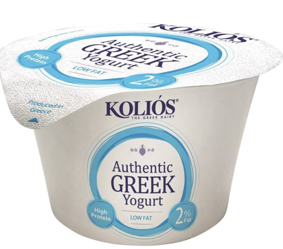 PLAIN GREEK YOGURT (2% FAT) 