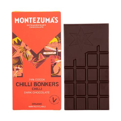 CHILLI BONKERS (ORGANIC DARK CHOCOLATE WITH CHILLI) 