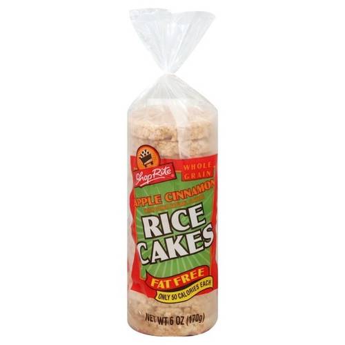 APPLE CINNAMON RICE CAKE 