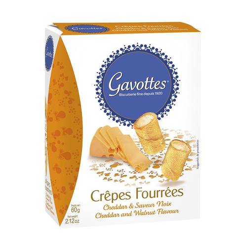 CREPES (CHEDDAR & WALNUT) 