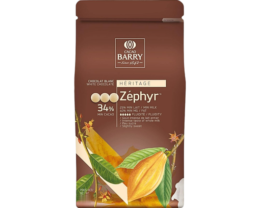 WHITE CHOCOLATE COUVERTURE (ZEPHYR 34%) 