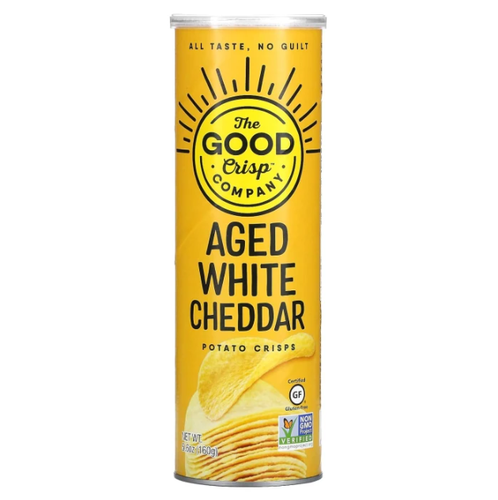 AGED WHITE CHEDDAR POTATO CRISPS 