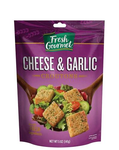 CHEESE & GARLIC CROUTONS 