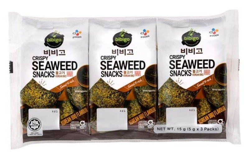 CRISPY SEAWEED SNACK (KOREAN BBQ) 