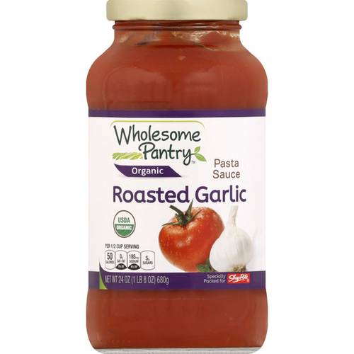 ORGANIC ROASTED GARLIC PASTA SAUCE 