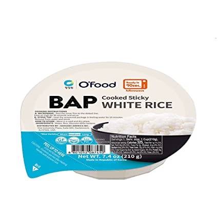 COOKED STICKY WHITE RICE 