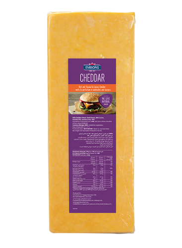 CHEDDAR CHEESE BLOCK (COLORED) 