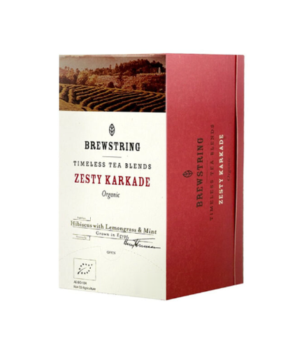 ORGANIC ZESTY KARKADE TEA BAGS 