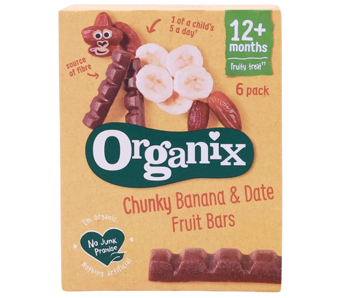 ORGANIC CHUNKY BANANA, DATE & FRUIT BAR 