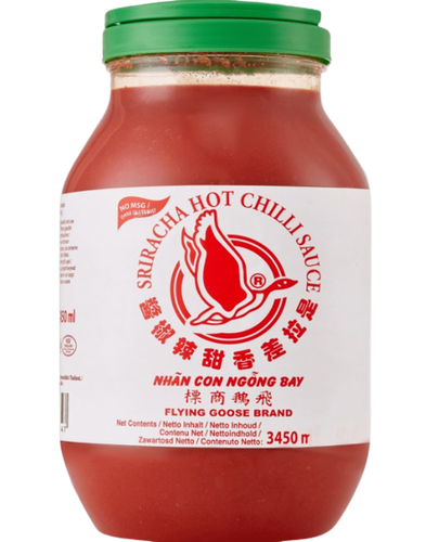 SRIRACHA HOT CHILI SAUCE (LESS GARLIC) (3450ML) 