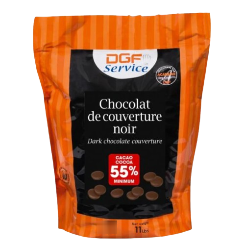حبوب شوكولاته داكنة (55%) 