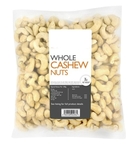 RAW INDIAN CASHEW (EXTRA LARGE SIZE W180)