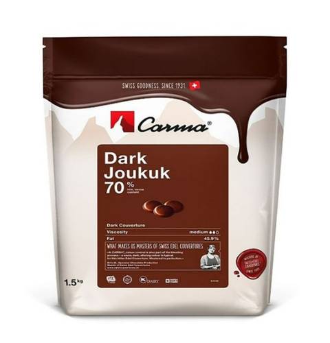 DARK CHOCOLATE COUVERTURE (DARK JOUKUK 70%) 