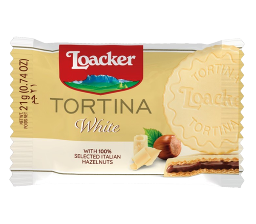 WHITE CHOCOLATE TORTINA (24 PIECES) 