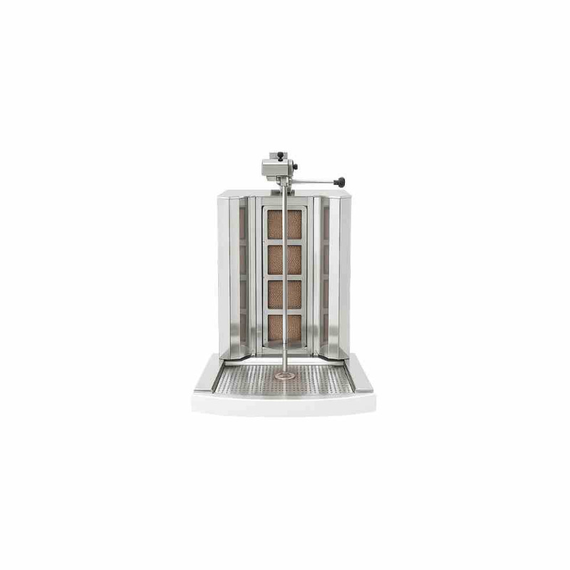الة شاورما دونر تعمل بالغاز ومحرك علوي