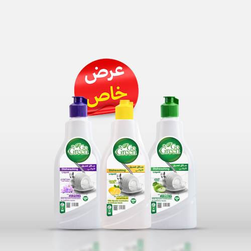 سائل الصحون 500 ملي  3 حبات منوع