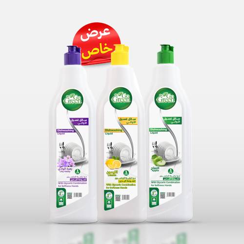 سائل الصحون 1 لتر  3 حبات منوع