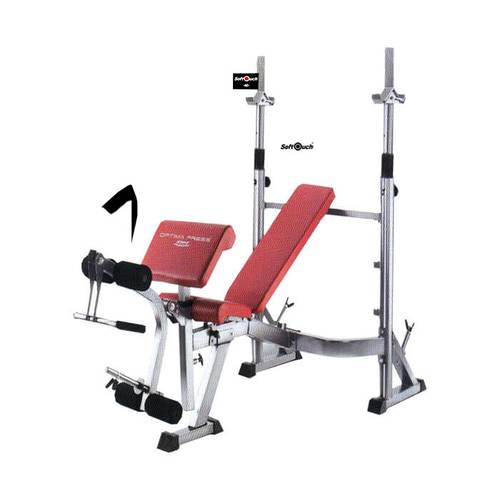 BH OPTIMA WEIGHT LIFTING BENCH W/ PRESS #G330