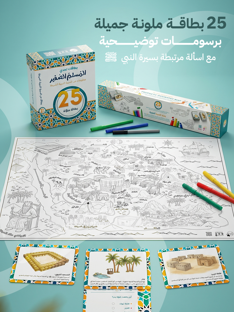 خريطة تلوين السيرة النبوية الشريفة