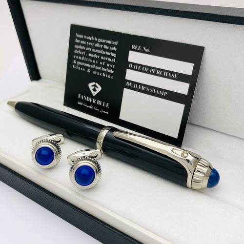 طقم قلم وكبك ماركة فندربلو FANDER BLUE