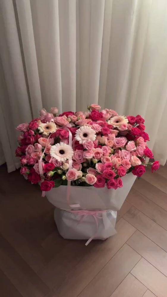باقة ورد طبيعي