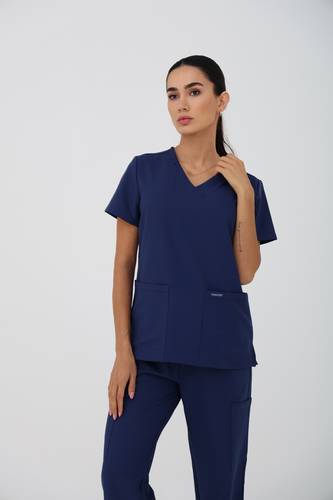 Cherokee | WW Ultra | V-Neck Top | CK953A | Navy