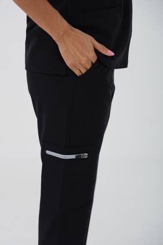 Coolmedz | Forli | Scrub Bottom In Black 