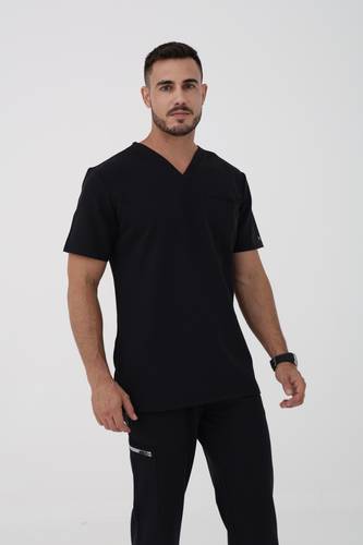Coolmedz | Anzio | Scrub Top In Black 