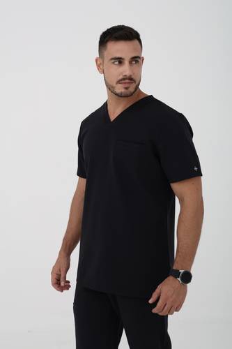 Coolmedz | Anzio | Scrub Top In Black 