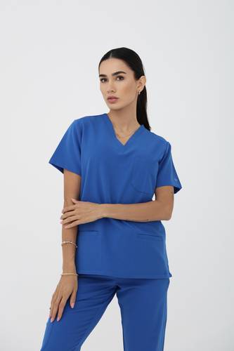 Coolmedz | Marion | Scrub Top in Ocean Blue 