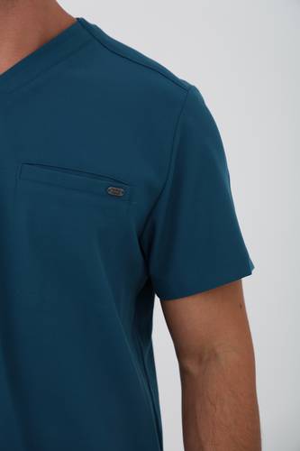 Healing Hands | Quest | HH758 | Ari scrub Top | Carribean blue 
