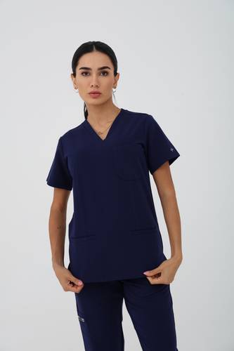 Coolmedz | Brooklyn | Scrub Top In Navy 