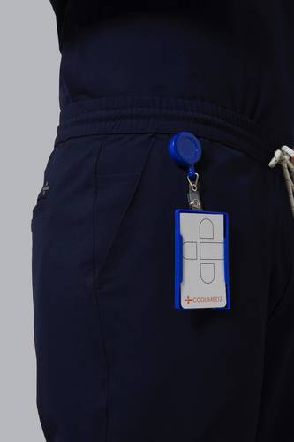 Coolmedz | Diego | Scrub Bottom In Navy