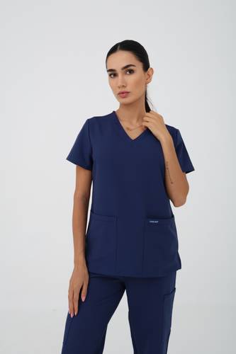 Cherokee | WW Ultra | V-Neck Top | CK953A | Navy