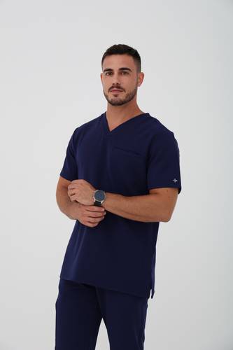 Coolmedz | Irvine | Scrub Top In Navy