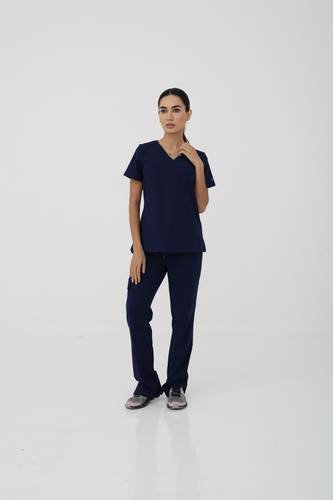 Healing Hands | Quest Collection | HH755 | Billie V-Neck scrub Top | Navy