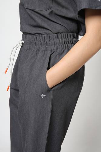 Coolmedz | Rafina| Scrub Bottom In Charcoal Heather