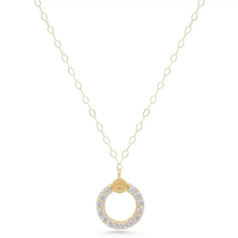 18K Gold Necklace Approx 0.34 g