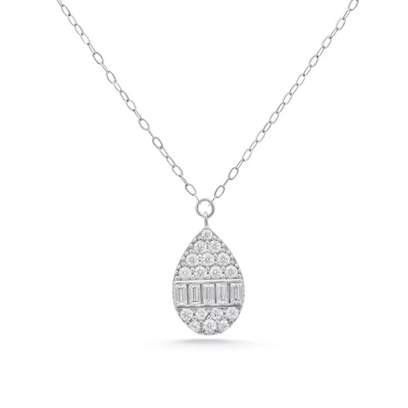 18K White Gold Necklace - Approx. 1.02 Grams